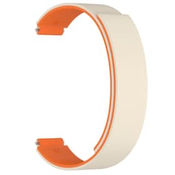 12mm Silikone Blød Magnetisk Urrem - Komfortabel og Justerbar Udskiftningsrem til 12mm Urskiver og Remme Orange