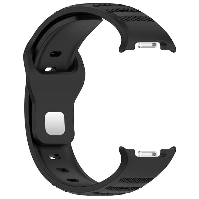 Klockarmband Stylish Silicone Band kompatibelt med Galaxy Watch8 & Watch Ultra2 Black