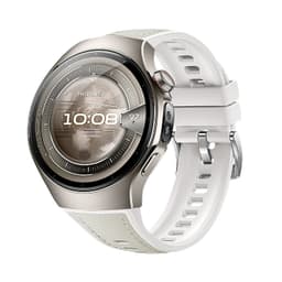 Silikone Urrem til Kompatibel med Huawei Watch 5 (42mm) - Komfortabel og Stilfuld Hvid