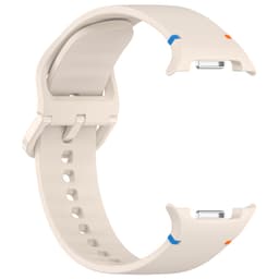 Silikoniranneke Samsung Galaxy Watch 8:lle Beige