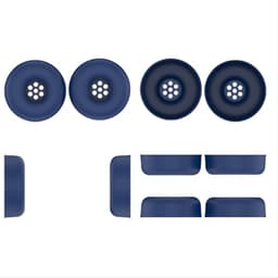 Silikonøreputer for JBL Tune 520BT hodetelefoner - Beskyttelse og komfort Sort