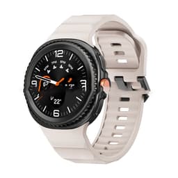 Silikone Urrem til Kompatibel med Samsung Galaxy Watch 8 - Komfortabel og Stilfuld Beige