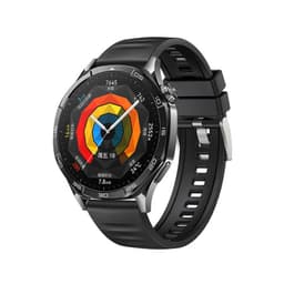 Kompatibel med Huawei GT5 Rem - Sort Silikone 22mm Sort