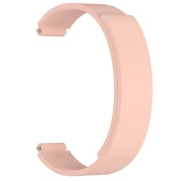 12mm Brunt Silikonarmband med Magnetlås - Bekvämt och Justerbart Rosa