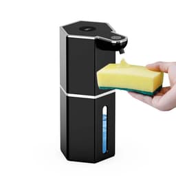 AUTOMATISK SÆBE DISPENSER MED SKÆRM - HYGIENISK LØSNING TIL HJEMMET OG HOTELLET Black