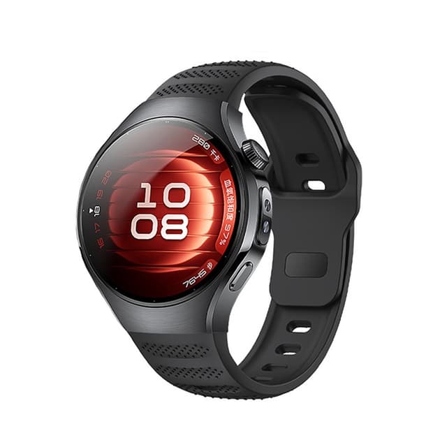 SILIKONE REM TIL HUAWEI WATCH 5 (42MM) - KOMFORT OG STIL Black