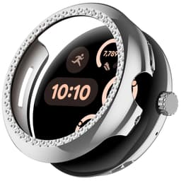 Suojaava kuori Google Pixel Watch 3 41mm -kellolle Hopea