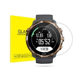 Skjermbeskytter i herdet glass til smartklokke, 2-pakning Suunto 7