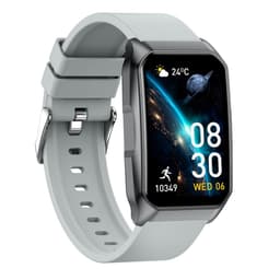 SmartKlocka Samtal Bluetooth Hälsomonitor Fitnesstracker Smartwatch - Grå