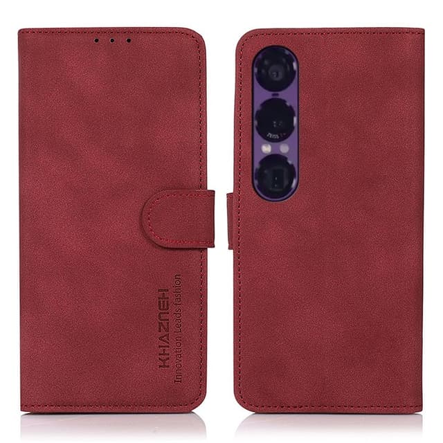 KHAZNEH För Sony Xperia 1 VII Fodral Plånboksfodral Skal Telefonfodral –