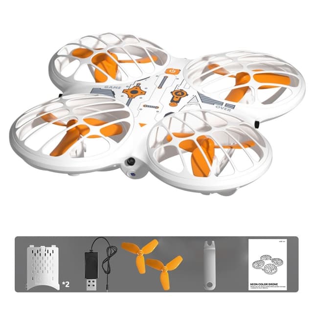 H122 Drönare Drone Neonljus Flygfoto Flygfotografering Quadcopter 2 batterier