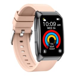 SmartKlocka Samtal Bluetooth Hälsomonitor Fitnesstracker Smartwatch - Rosa