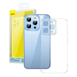 Telefonfodral Baseus Crystal för iPhone 13 Pro (transparent) med skärm
