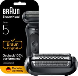 Braun 54B KeyPart reservehode 051330 (sort)