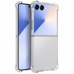 Shockproof TPU+PC skal Samsung Galaxy Z Flip 7 - Transparent