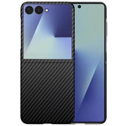 1500D Aramid Kulfiber cover Samsung Galaxy Z Flip 7 - Sort