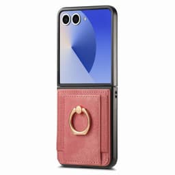 Elastic Ring Case Samsung Galaxy Z Flip 7 - Blush Pink