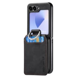 Retro Ring cover Samsung Galaxy Z Flip 7 - Onyx black