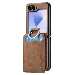 Retro Ring cover Samsung Galaxy Z Flip 7 - Espresso noir
