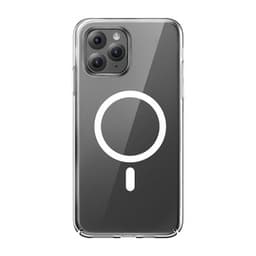 Telefoncover Baseus Magnetic Crystal Clear til iPhone 11 Pro (gennemsigtig) med skærmbeskytter af hærdet glas og rengøringssæt
