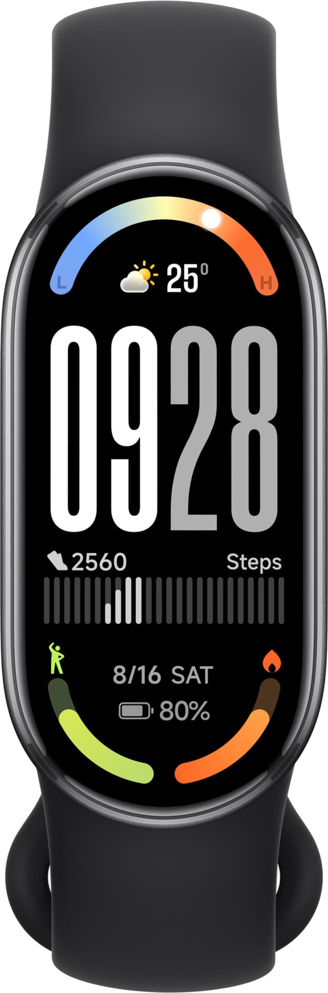Xiaomi Smart Band 10 aktivitetsarmband (svart)