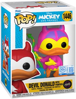 Funko POP Disney m/Chase actionfigur (Devil Donald with Pumpkin)