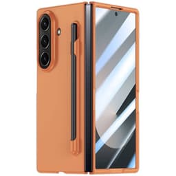 2in1 Acrylic Stylus deksel Samsung Galaxy Z Fold 7 – Spicy orange