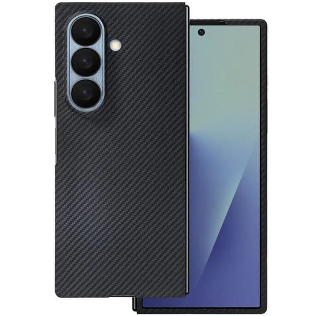 600D Aramid Kulfiber cover til Samsung Galaxy Z Fold 8 Ultra - Sort