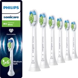 Philips Sonicare W2 Optimal tandborsthuvud HX6066/87 (6 pack)