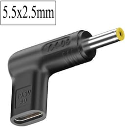 NÖRDIC USB-C to DC 5.5x2.5 adapter 12-20V