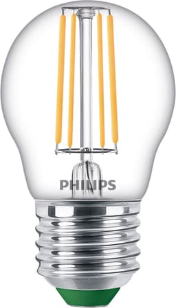 Philips Ultra Efficient P45 LED-pære 1,2W E27