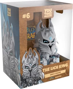 YouTooz WoW Lich King vinylfigur, displayfönster, för samlare/fans.