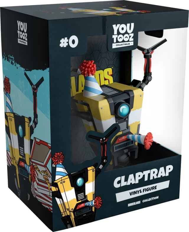 "4.5" Claptrap vinylfigur, handmålad, numrerad, äkthetsbevis inkl."