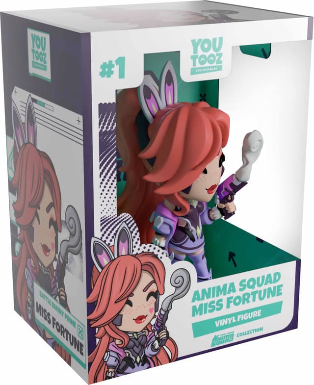YouTooz LoL Miss Fortune figur, 12 cm, serienummer, samlarvänlig.