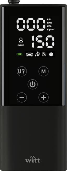 Witt Smart Touch sykkelpumpe MP102280 (sort)