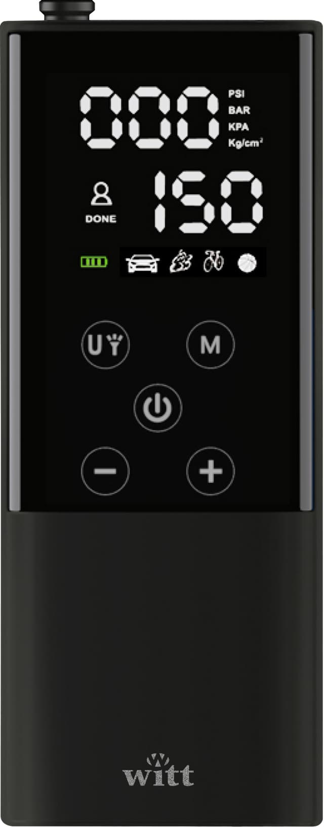 Witt Smart Touch polkupyöräpumppu MP102280 (musta)