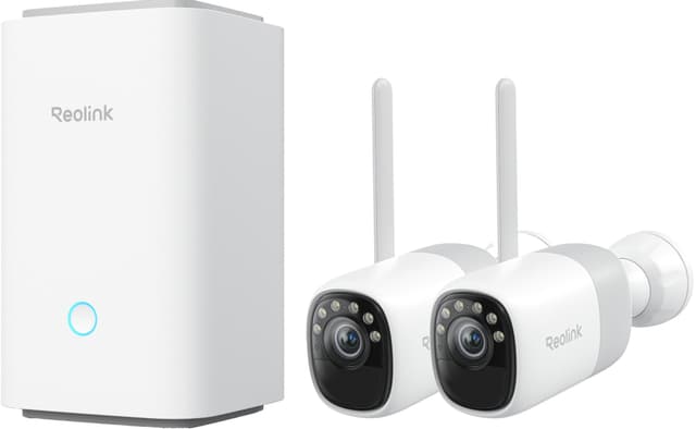 Reolink Home Hub med 2x Altas säkerhetskamera