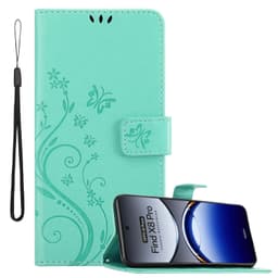 Oppo Find X8 Pro Suojakuori Lompakkokotelo Kukka