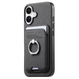 Kortholder Ring Stand Cover til Samsung S23 PLUS - Sort