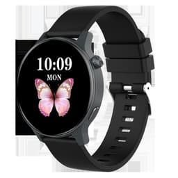 Rose Gold Smartwatch med avanceret sundheds- og fitnesstracking Sort