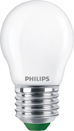 Philips Ultra Efficient P45 LED pære 1.2W E27