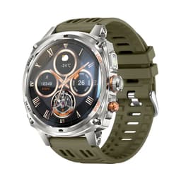 Multifunktionelt smartwatch med AMOLED-skærm, sundhedsovervågning og Bluetooth-opkaldsunderstøttelse Grøn