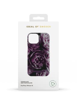 Printed Case iPhone 15 Deep Purple Bloom