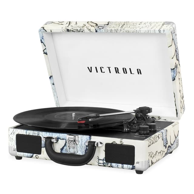 Victrola VSC-550BT - Vintage Map Print - Levysoitin