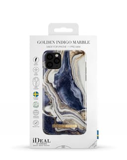 Printed Case iPhone 11 Pro Max / XS Max Golden Indigo Marble
