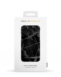 Printed Case iPhone 11 Pro / XS / X Black Thunder Marble