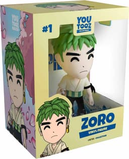 YouTooz 12cm Zoro figure: 3 swords, quality vinyl, collector's box.