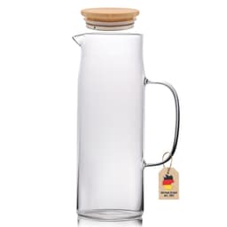 Karahvi Teekannu Kahvipannu 1,6L borosilikaattilasia