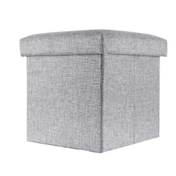 Sammenleggbar Krakk 30x30x30 cm Fotstøtte (grå)