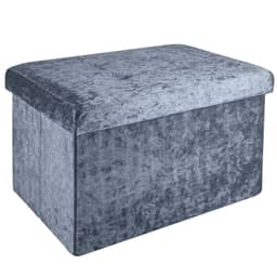 Klapsæde Skammel Bænk 49x30x30cm Taburet (grå)
